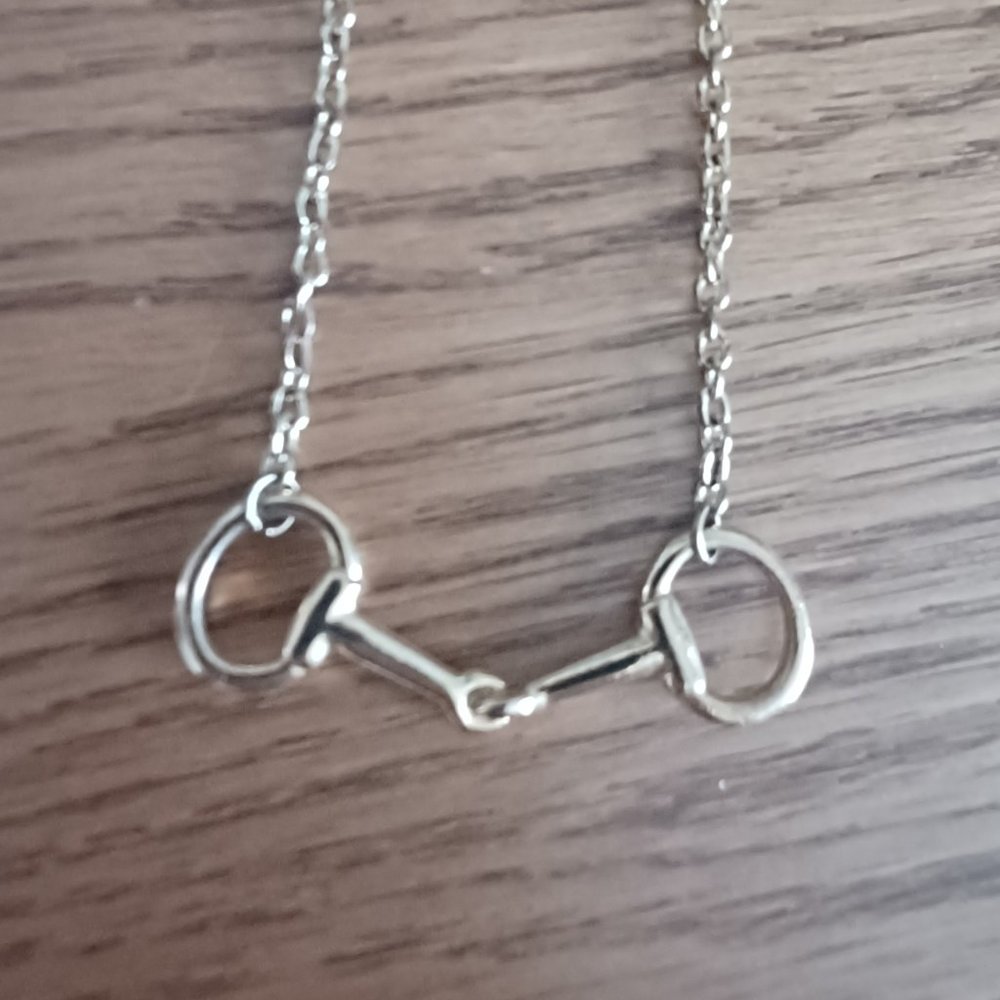 Horse Bit Necklace - gold